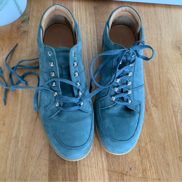 SOLD.       WANT Les Essentiels Lydd Suede Gum Sole Sneaker.       US 11/EU 44 - Picture 2 of 6